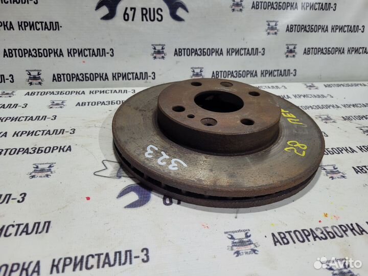 Диск тормозной передний (1шт) mazda 323 bj