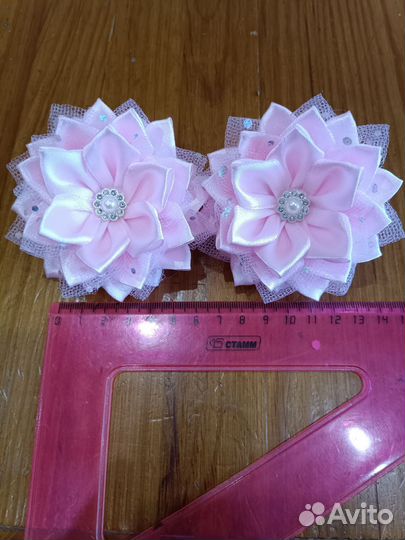 Бантики для волос ручной работы