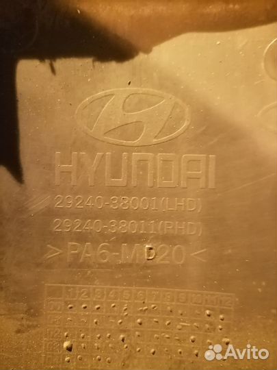 Декоративная крышка двс 29240-38001 Hyundai Santa