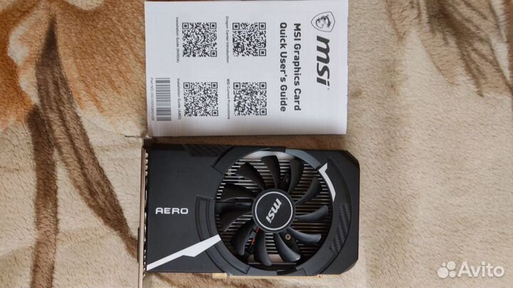 Видеокарта MSI geforce GT 1030 aero ITX 2GD4 OC