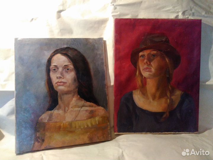 Портрет Дамы Нарисован Маслом