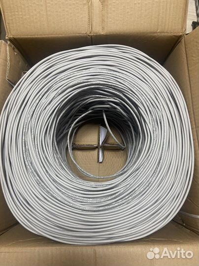 Кабель UTP 2PR 24AWG CAT5е CCA бухта 500м