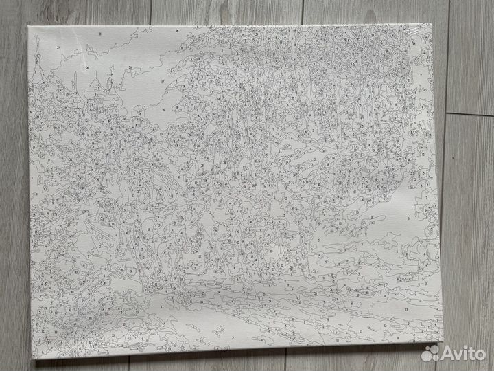 Картина по номерам новая 