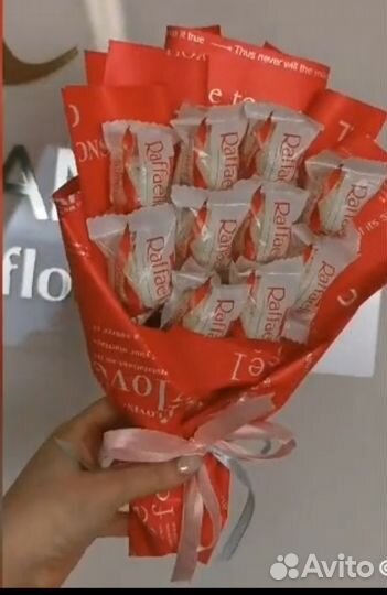 Сладкие букеты из конфет, зефира