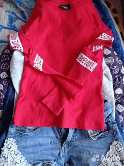 Вещи пакетом на девочку 128 134