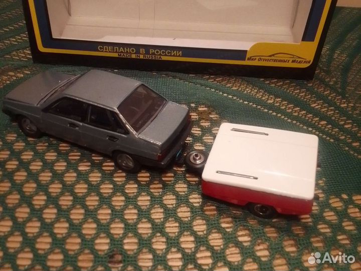 Машина модель ваз 21099 с прицепом, Саратов.Россия