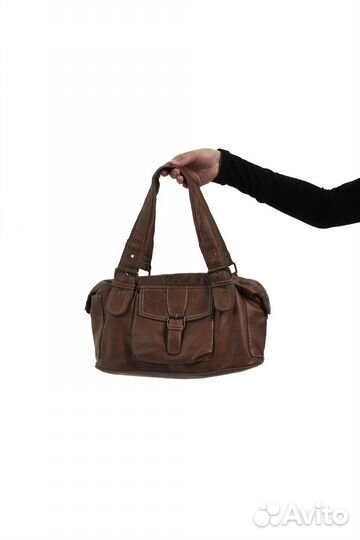 Винтажная кожаная сумка