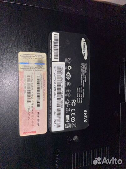 Ноутбук Samsung RV520 15,6” 320 Гб/2Гб озу