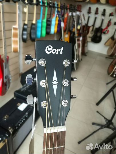 Акустическая гитара Cort AF510 BKS