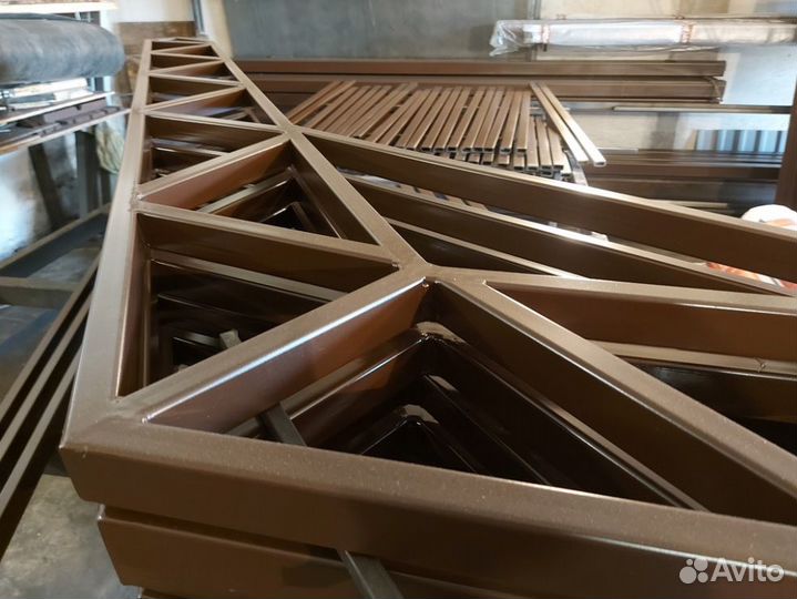 Фермы металлические, навесы для авто