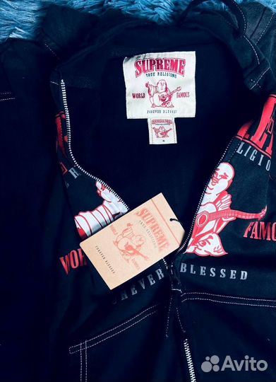 Зип худи true religion x Supreme