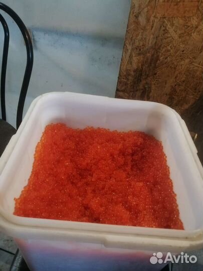 Красная икра, горбуша, кета