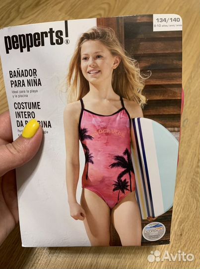 Новый купальник на девочку 134/140
