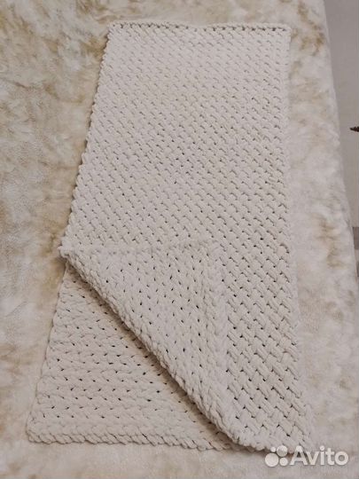 Плед ручной вязки