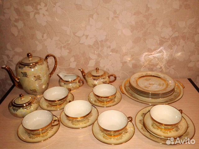 Винтажный чайный сервиз ГДР Lettin