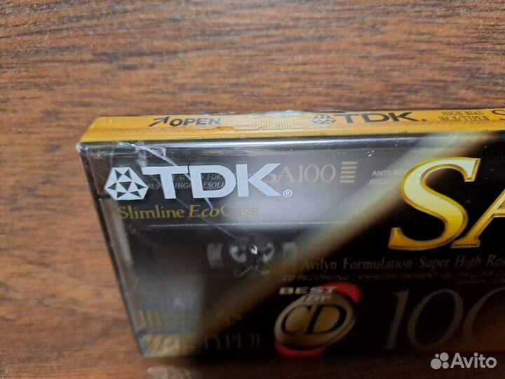 Аудиокассета TDK SA 100