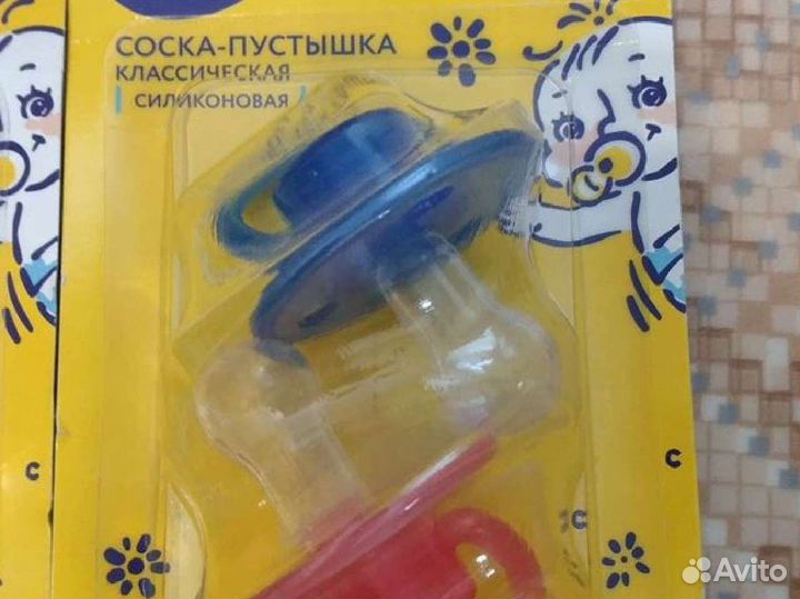 Пустышка соска Курносики силиконовая и латексная