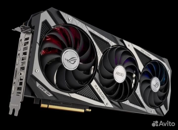 Б/у Видеокарта Radeon RX 6750 XT 12Гб asus ROG Str