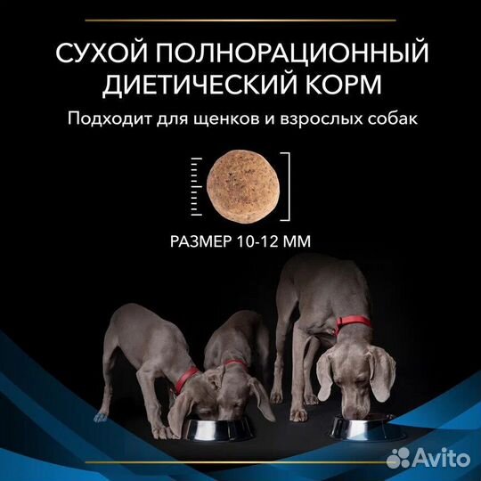 Корм для собак Pro Plan Dermatosis, 1.5 кг