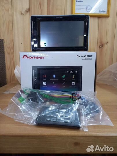 Магнитола 2din pioneer dmh-a241bt