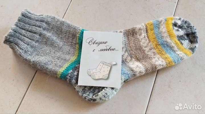 Носки вязаные ручной работы