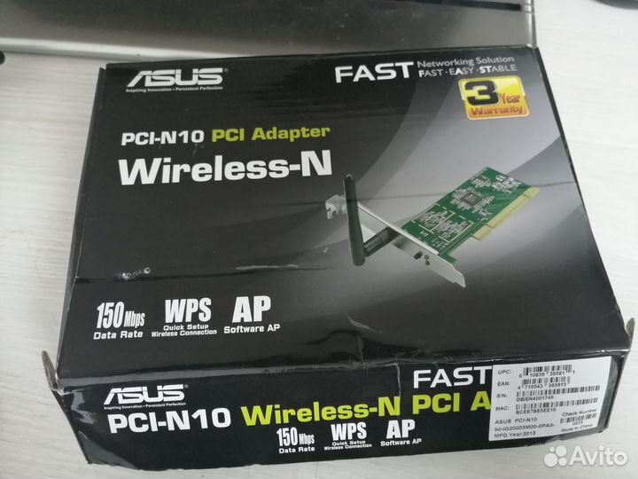 Wifi сетевые карты Asus PCI-N10 и TP link WN881ND