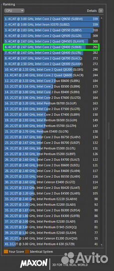 775 Intel Core 2 Quad Q9400 / 4 ядра 2.66ghz