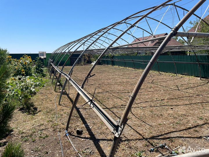 Теплица 24*9 м оцинковка