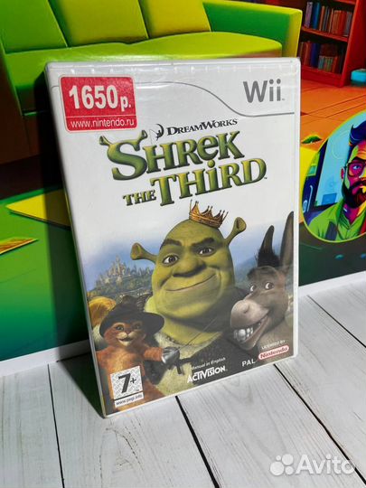 Shrek The Third Шрэк 3 Новый запечатанный Игра Wii