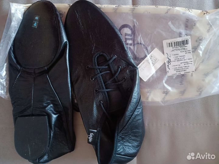 Джазовые полуботинки (джазовки) мужские, кожа