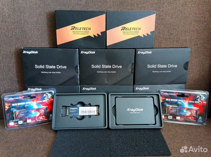 SSD M.2 nvme,sata,512Gb,1TB,2TB(новые)