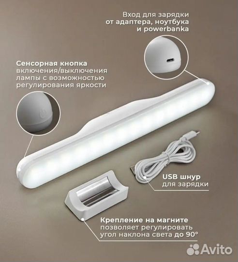 Светодиодный светильник новый