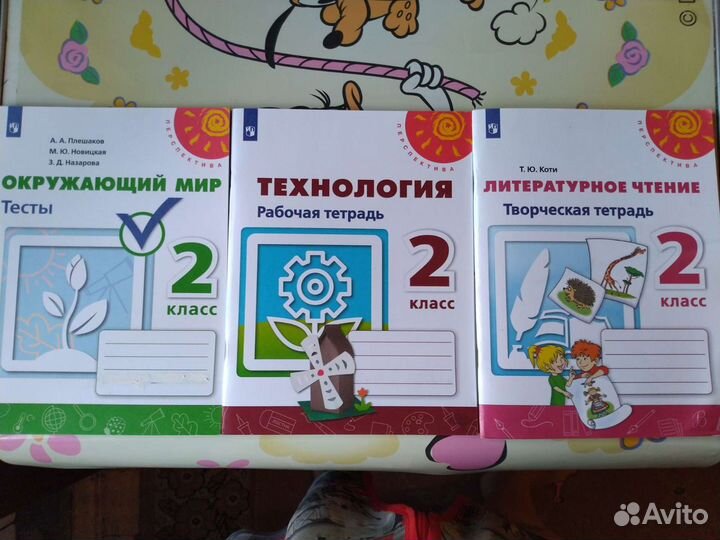 Рабочая,литературная тетради,тесты2кл,Перспектива