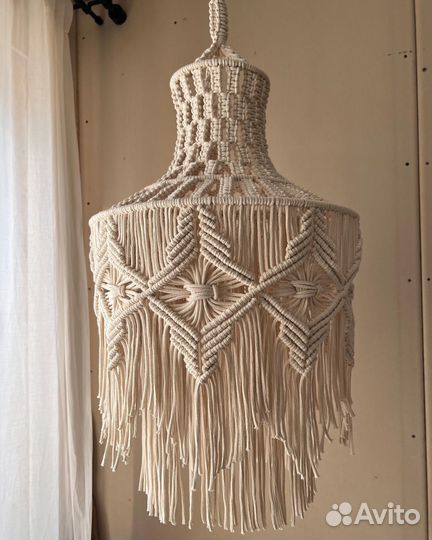 Абажур макраме