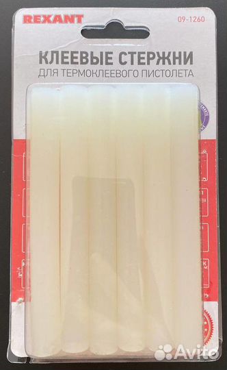 Клеевые стержни rexant 12 штук