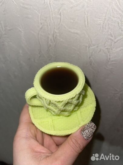 Чашка кофе с блюдцем мыло ручной работы