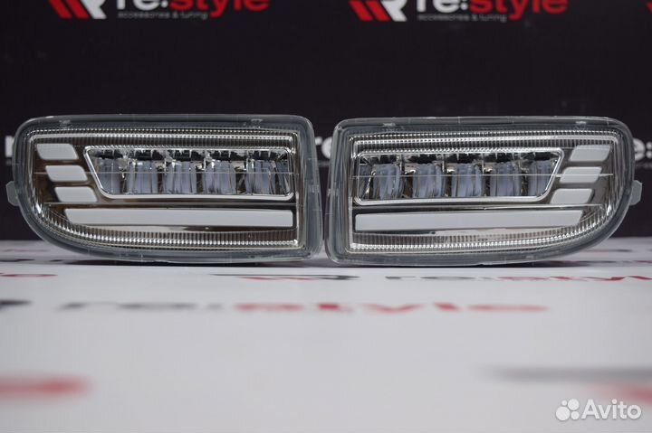 Туманки Toyota Land Cruiser 100 LED qkLPMr