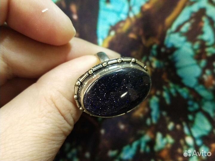 Кольцо серебряное с 