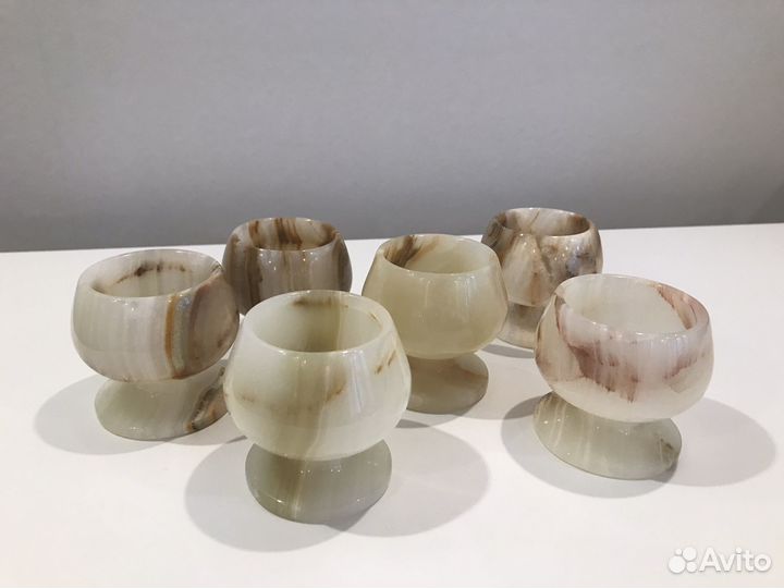 Бокалы подсвечник оникс