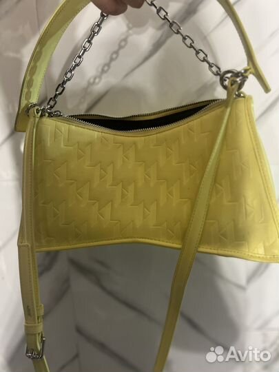 Сумка натуральная кожа Karl Lagerfeld