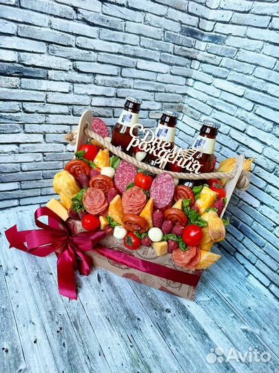 Мужской букет. Съедобный букет. Букет с пивом