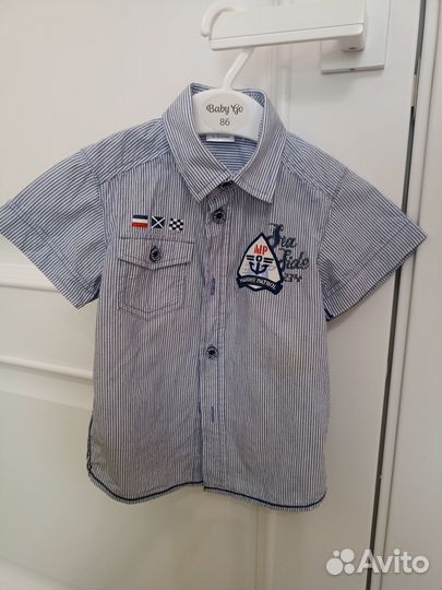 Рубашки для мальчика от 1 года до 2
