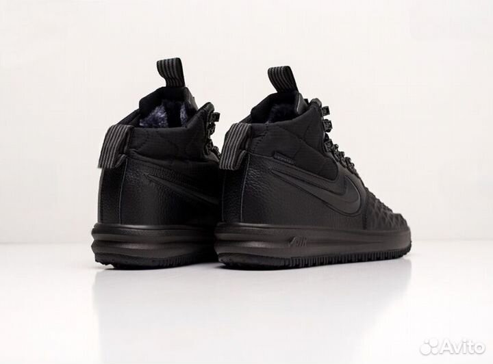 Nike Lunar Force 1 Duckboot Black с Мехом