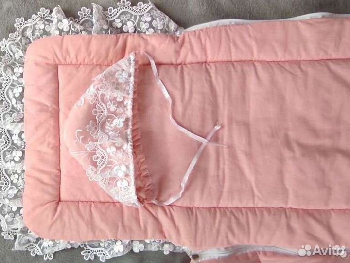 Конверт и одеяло на выписку 2 в 1