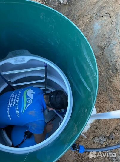 Септик из бетонных колец