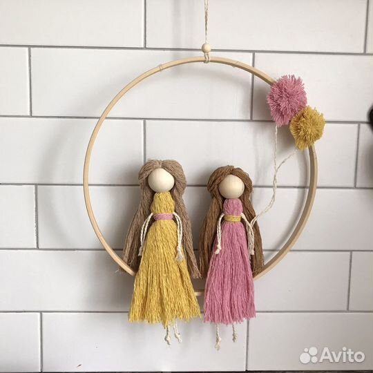 Куклы макраме. Подарок. Украшение интерьера