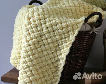 Плед детский плюшевый на выписку и прогулки