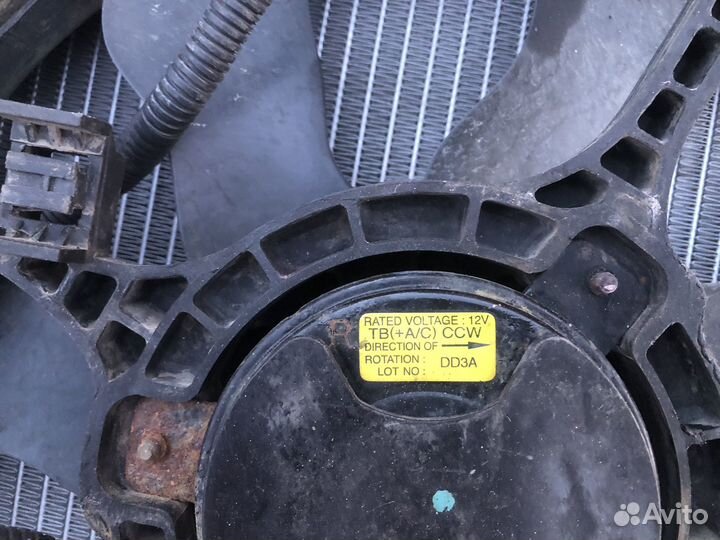 Вентилятор охлаждения радиатора Hyundai Getz