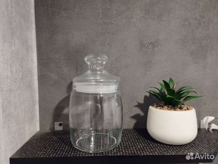 Банка стеклянная для сыпучих продуктов