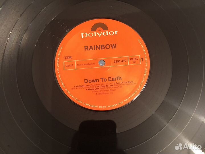 Виниловые пластинки Lp Rainbow